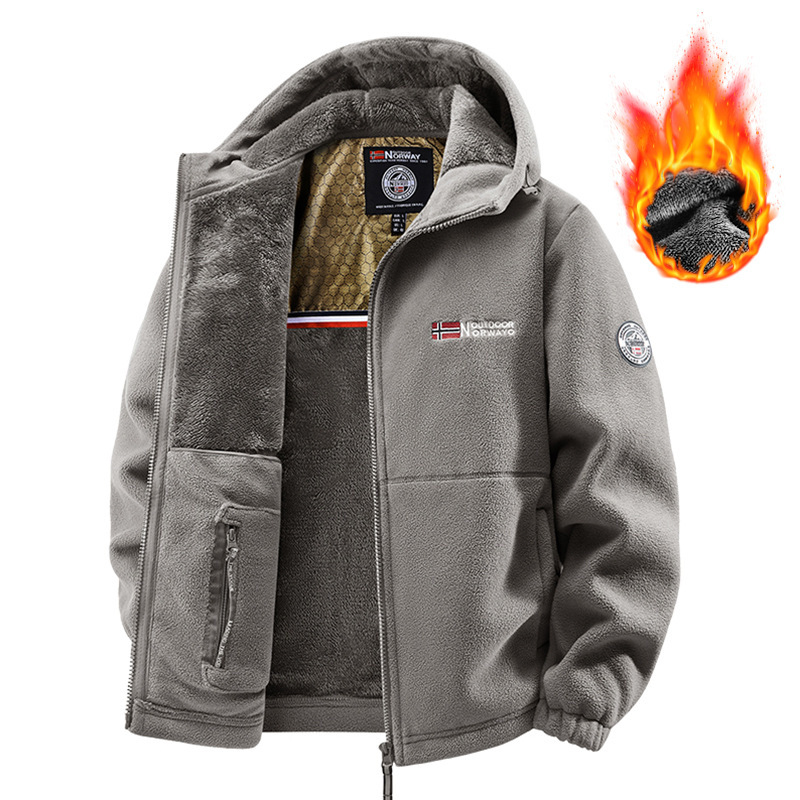 Retro Gaming Jacket - سترة شتوية للرجال سترة سميكة كبيرة