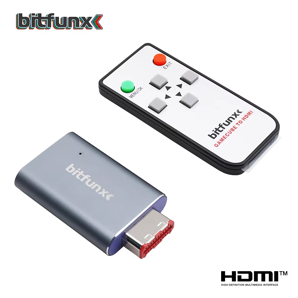 Retro Gaming Upscaler - Bitfunx GC فيديو HDMI ™ محول