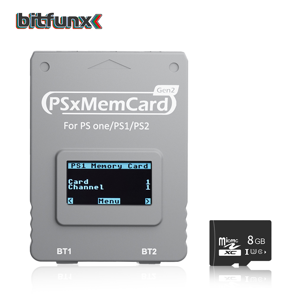 Retro Gaming Upscaler - توفر لعبة Bitfunx PSxMemCard Gen2 لألعاب