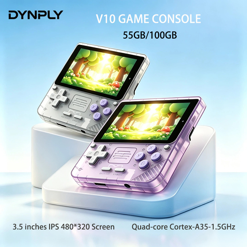 Retro Gaming Gameboy - جهاز ألعاب محمول POWKIDDY V10 بشاشة