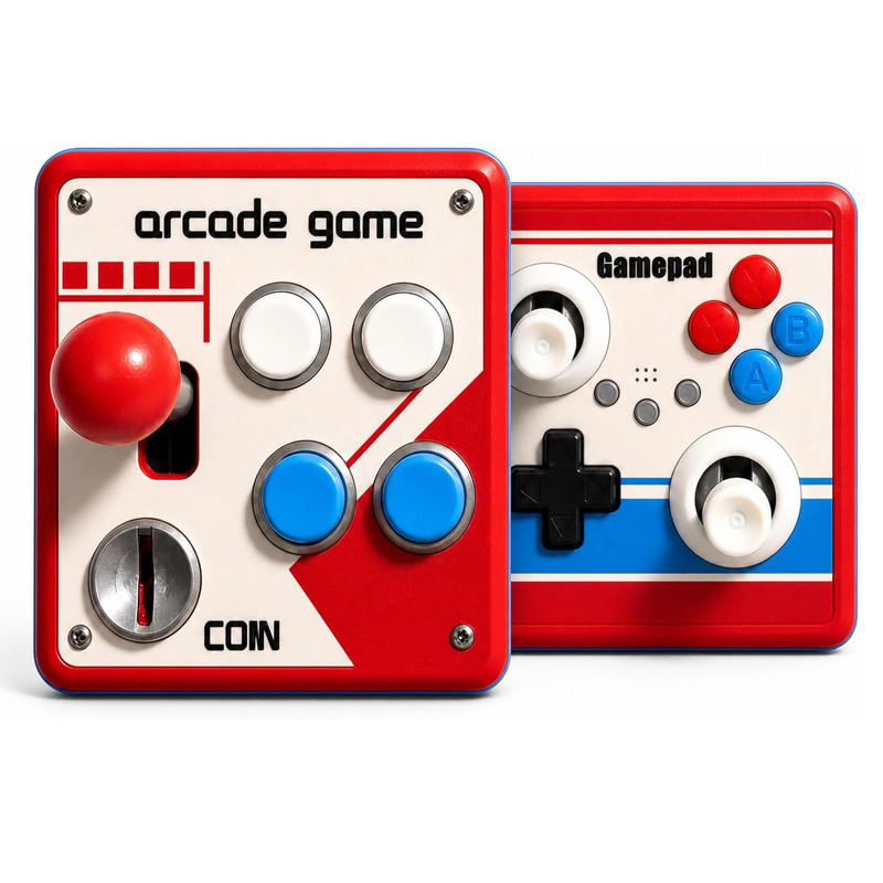 Arcade Stick Joystick - غطاء مفتاح إضاءة بدون حفر، لوحة