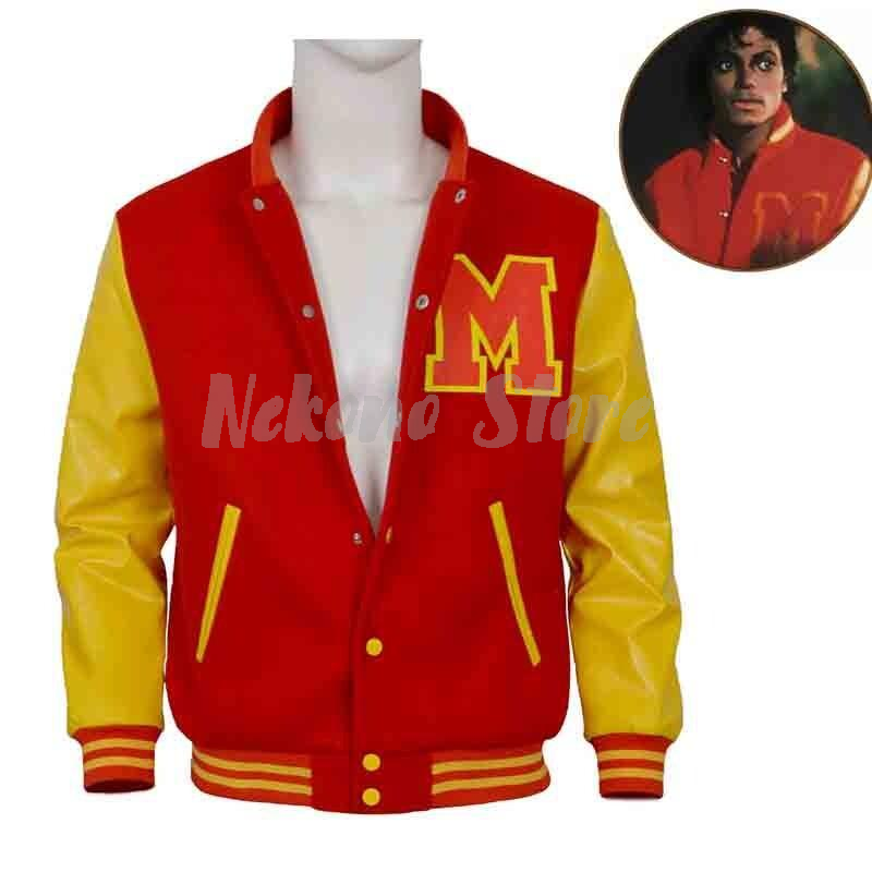 Retro Gaming Jacket - جاكيت مايكل جاكسون الكلاسيكي بتصميم ريترو