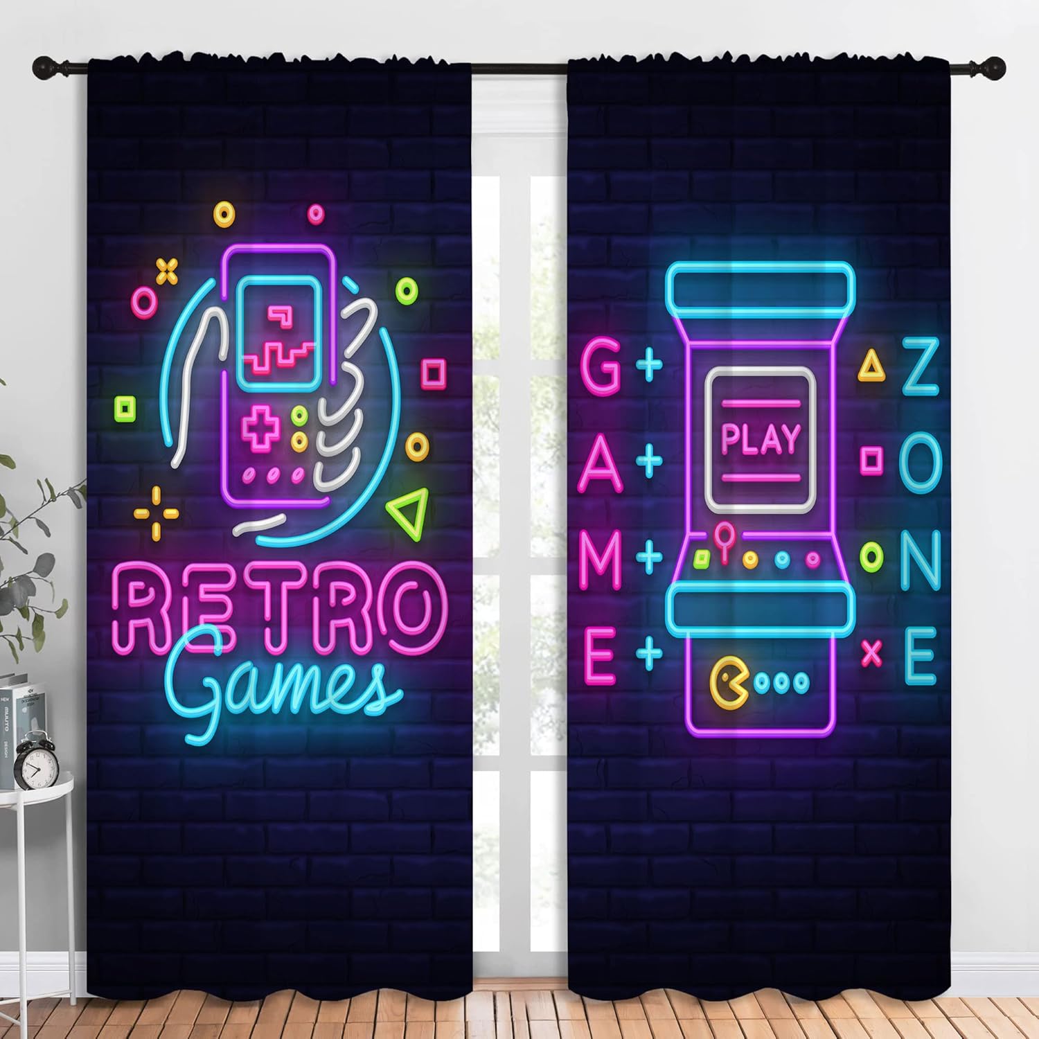 Retro Gaming Gameboy - ستائر تعتيم بجيب قضيب لعبة Art