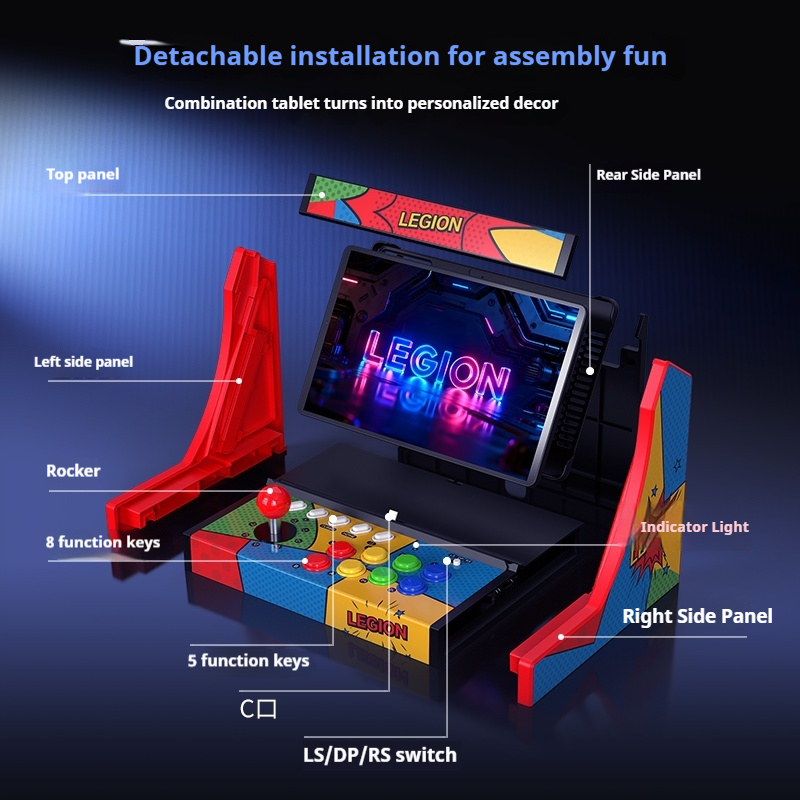 قاعدة ألعاب Lenovo Legion لجها - مراجعة Arcade Stick Joystick وسعره