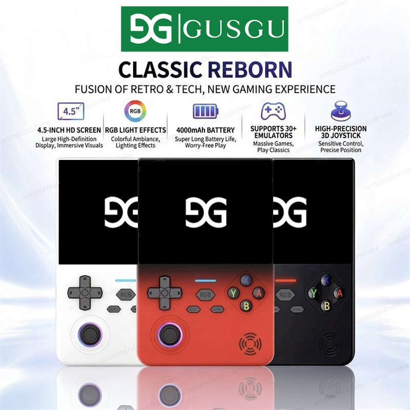 جهاز ألعاب محمول GUSGU H7 مفتو - مراجعة Retro Gaming On Linux وسعره