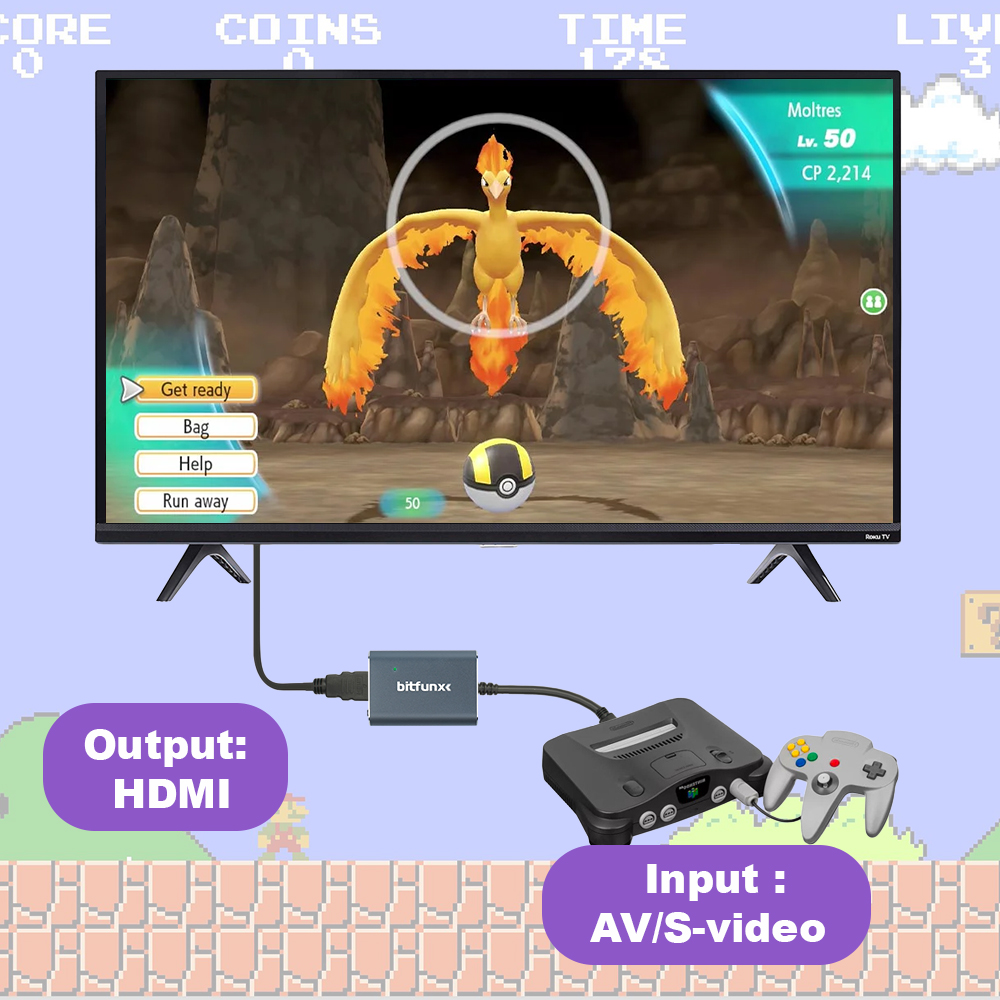محول فيديو Bitfunx 720P Svideo - مراجعة Retro Gaming Upscaler وسعره