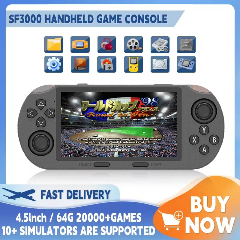 مشغل ألعاب محمول SF3000 بشاشة  - مراجعة Retro Gaming Gameboy وسعره