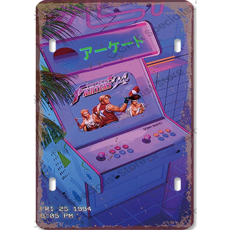 لافتة معدنية للألعاب بتصميم عت - مراجعة Retro Gaming Gameboy وسعره