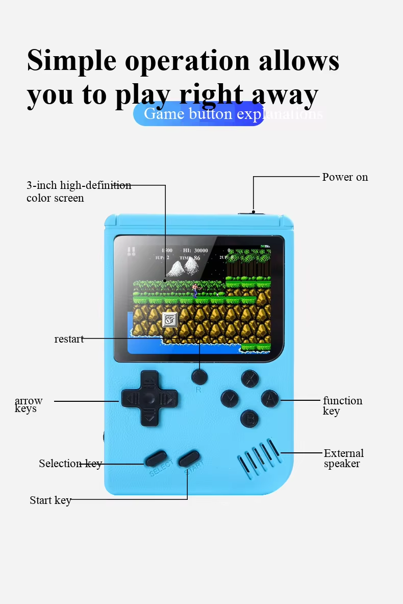400 لعبة في 1 جهاز ألعاب محمول - مراجعة Retro Gaming Upscaler وسعره