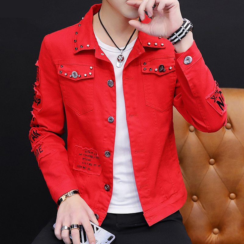 ربيع الخريف الرجال المسامير ال - مراجعة Retro Gaming Jacket وسعره