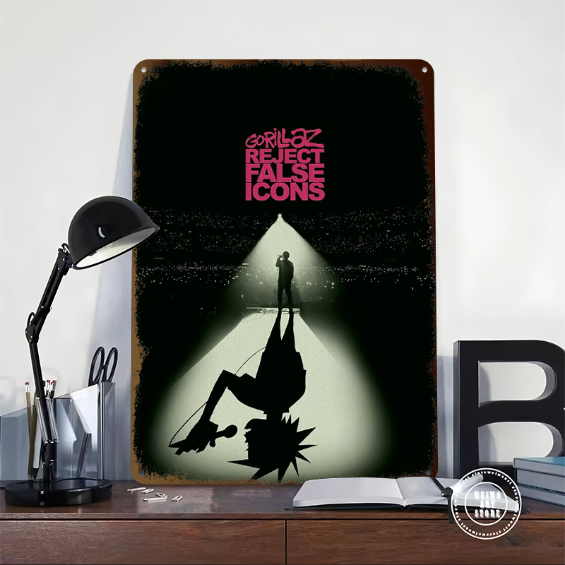 ملصق مطبوع بتصميم Gorillaz Rej - مراجعة Retro Poster Gaming وسعره