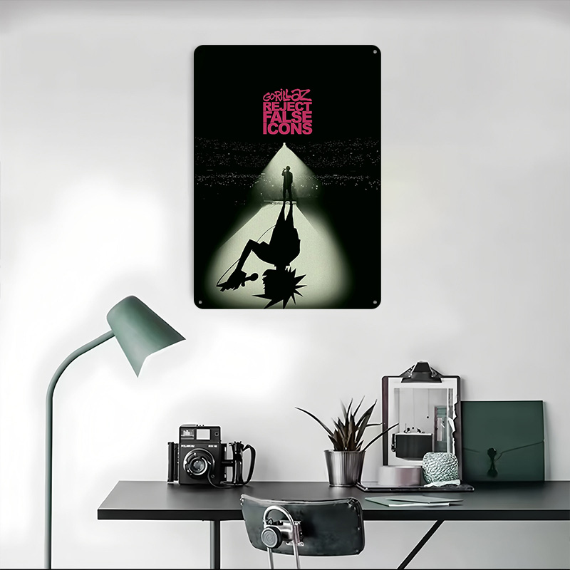 ملصق مطبوع بتصميم Gorillaz Rej - مراجعة Retro Poster Gaming وسعره