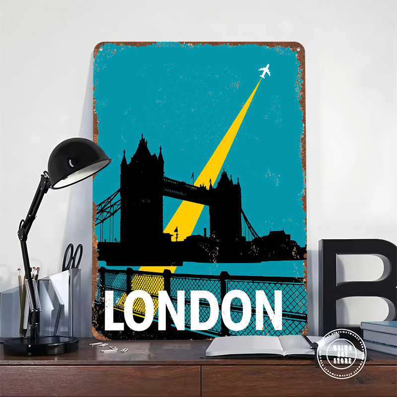 لوحة معدنية بتصميم جسر تاور لن - مراجعة Retro Gaming London وسعره