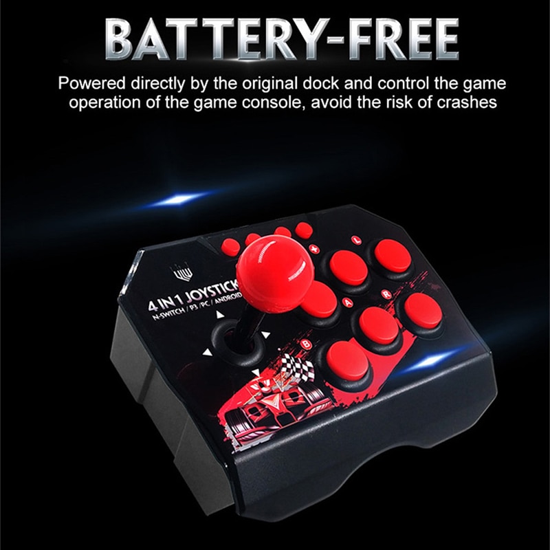 GAMINJA NS002 4 في 1 ريترو وحد - مراجعة Arcade Stick Joystick وسعره