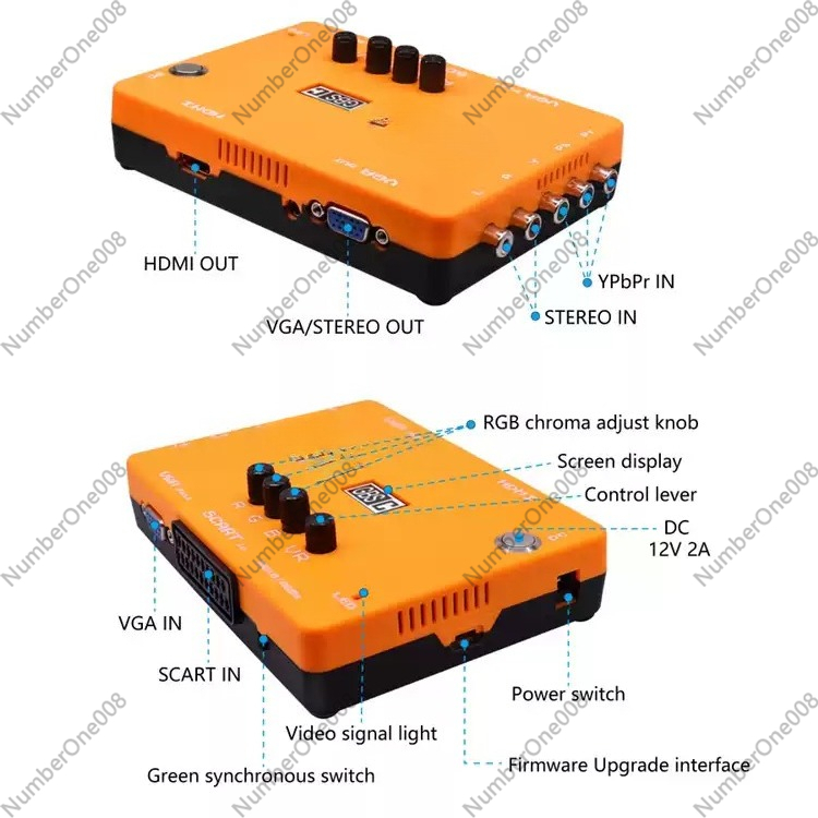 محول فيديو RGBS منخفض الدقة إل - مراجعة Retro Gaming Upscaler وسعره