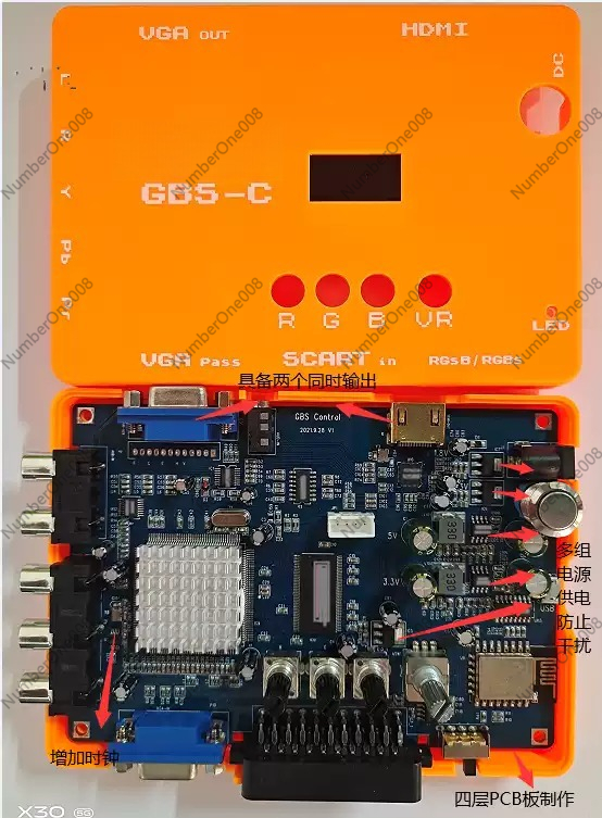 محول فيديو RGBS منخفض الدقة إل - مراجعة Retro Gaming Upscaler وسعره