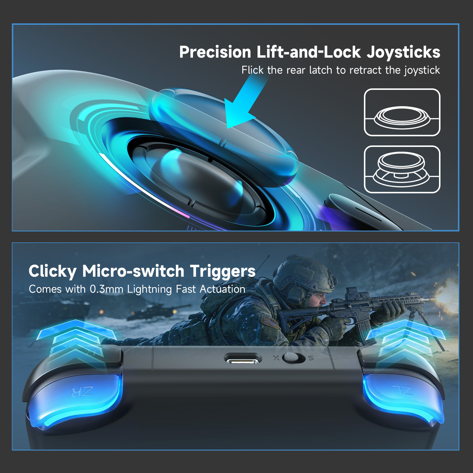 AceGamer جيب أذرع التحكم في أل - مراجعة Retro Gaming Accessories وسعره