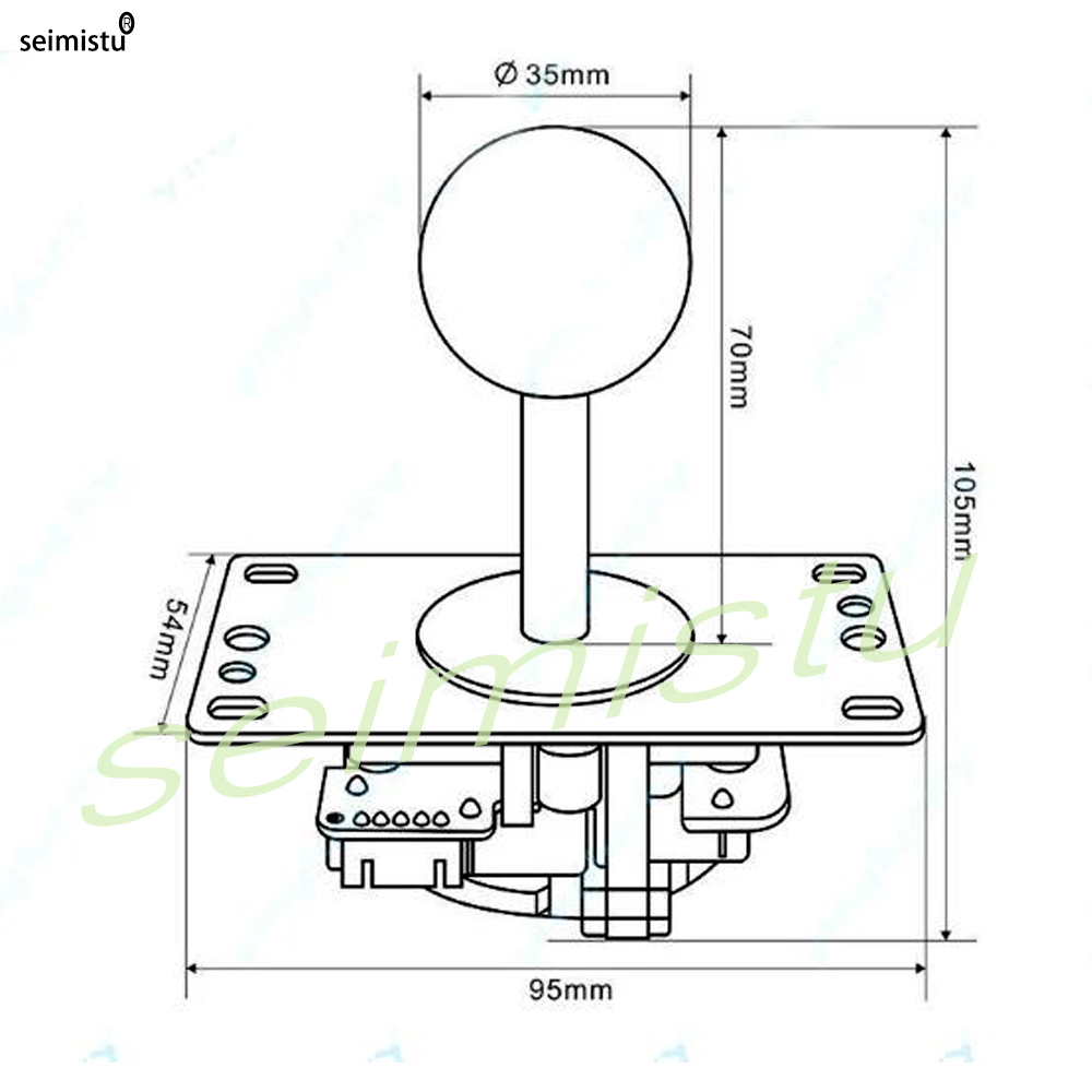 عصا تحكم Arcade نسخة sanwa لعب - مراجعة Arcade Stick Joystick وسعره