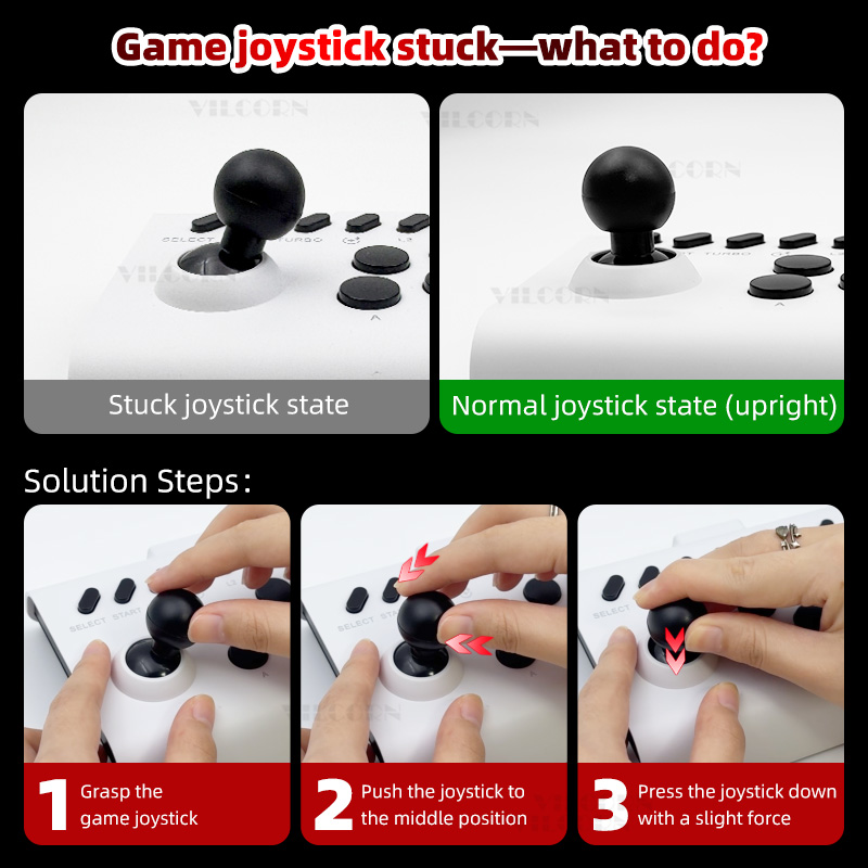 عصا تحكم لاسلكية للألعاب ، عصا - مراجعة Arcade Stick Joystick وسعره